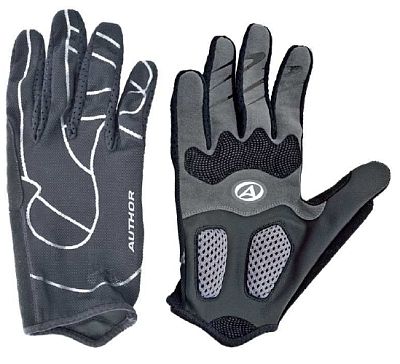 Превью  Перчатки велосипедные AUTHOR FFPro Grey/Black